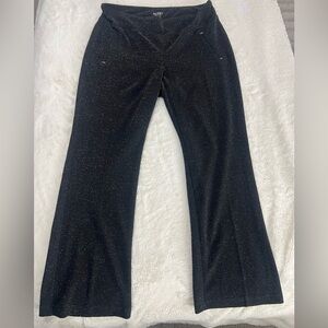 Soho Black Glitter Trousers